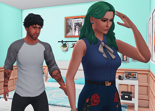 sad couple poses sims 3