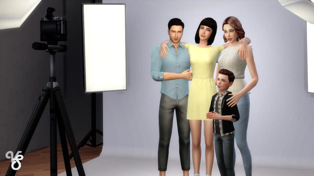Как сделать фото семьи в симс 4